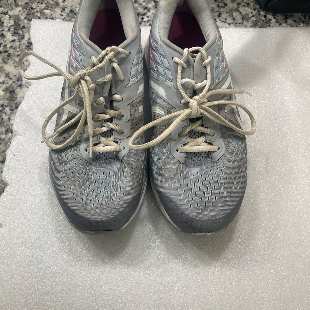 Asics Women's Gray Athletic Shoes